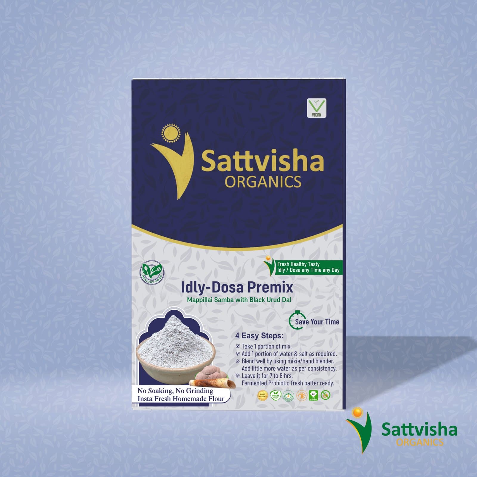 Sattvisha Vitality Vibe mappillai samba idly dosa premix
