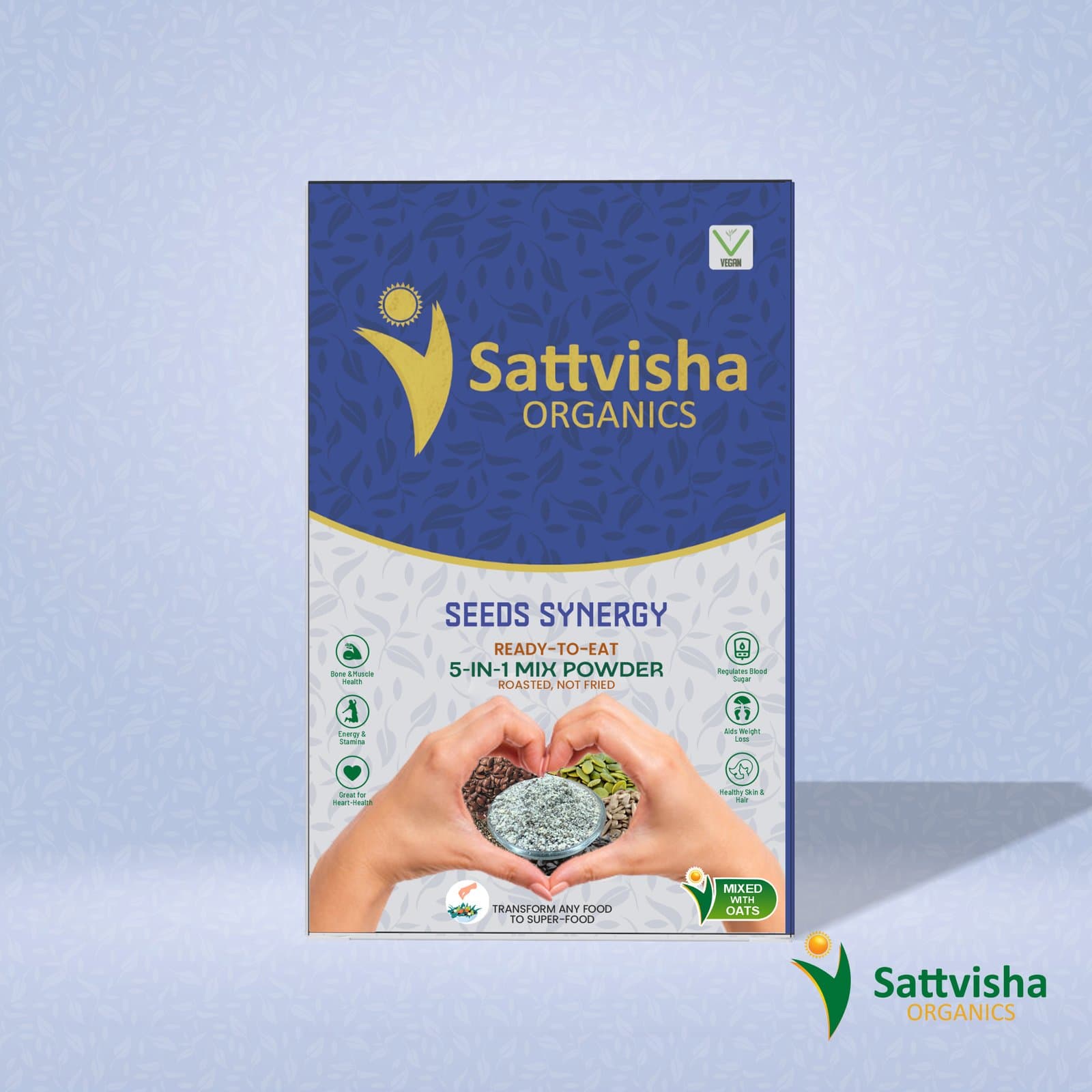 Sattvisha Seeds Synergy five seeds powder