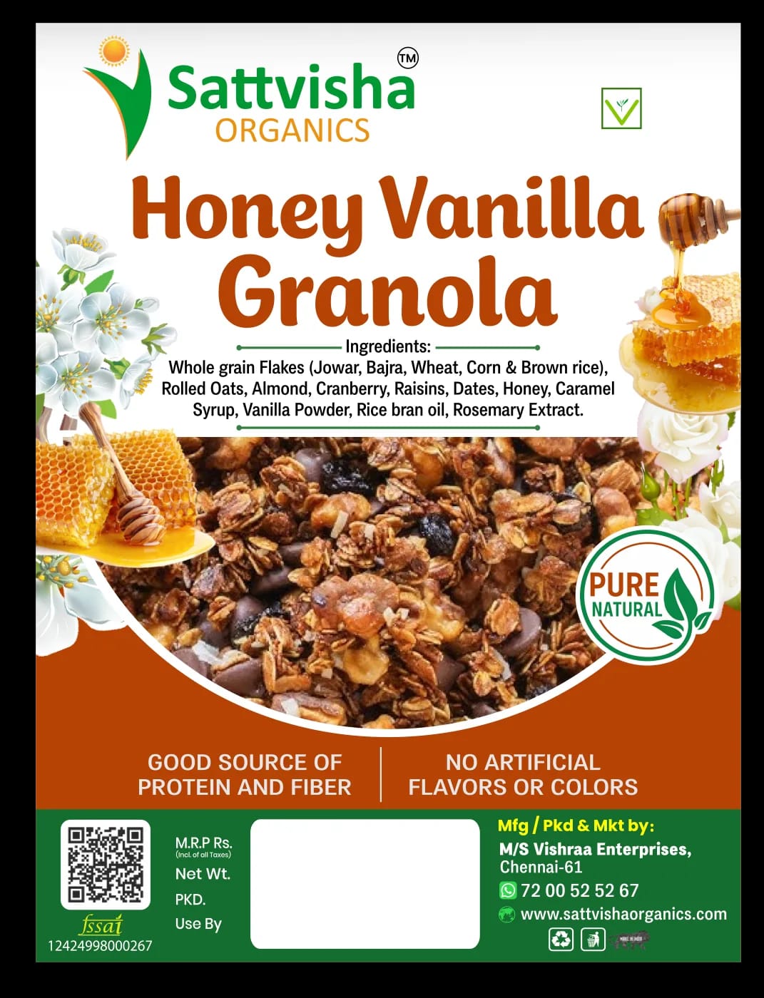 Honey Vanila Granola
