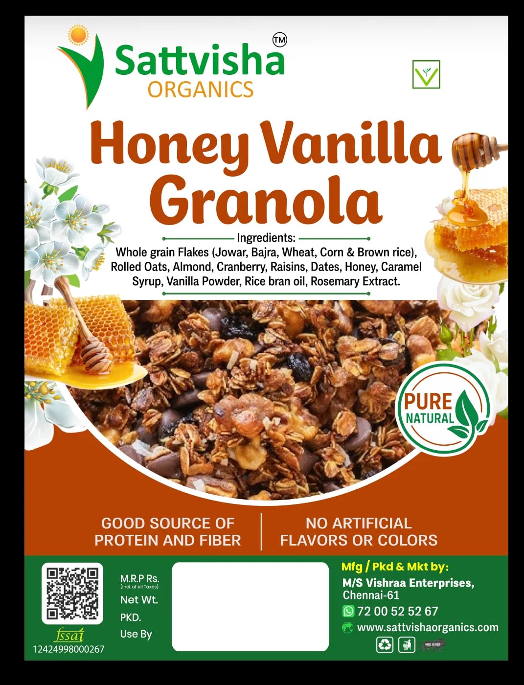 Honey Vanila Granola