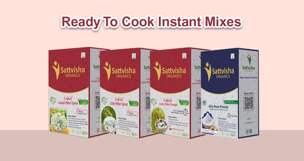 Sattvisha ready-to-cook instant millet mix