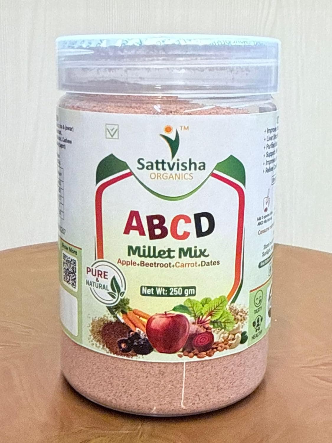 Sattvisha ABCD Millet Mix jar