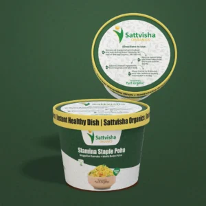 Mappillai Samba + Moth Bean Flakes | Sattvisha Stamina Staple